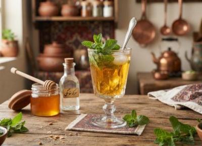 طرز تهیه سرکه انگبین با عسل و نعناع؛ دستور ساده خانگی طرز تهیه سرکه انگبین با عسل و نعناع؛ دستور ساده خانگی